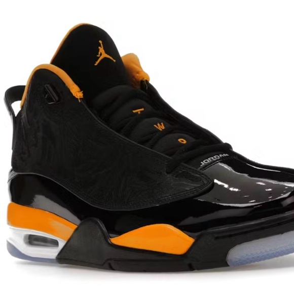 Dub Zero Black and Orange Sneakers - Picture 4 of 6